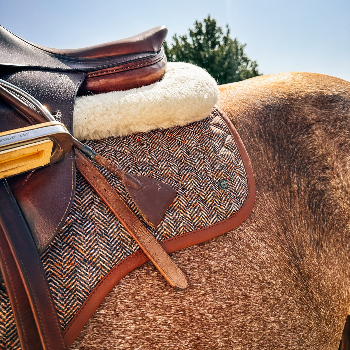 16C Heritage Tweed-look Jump Zadeldek