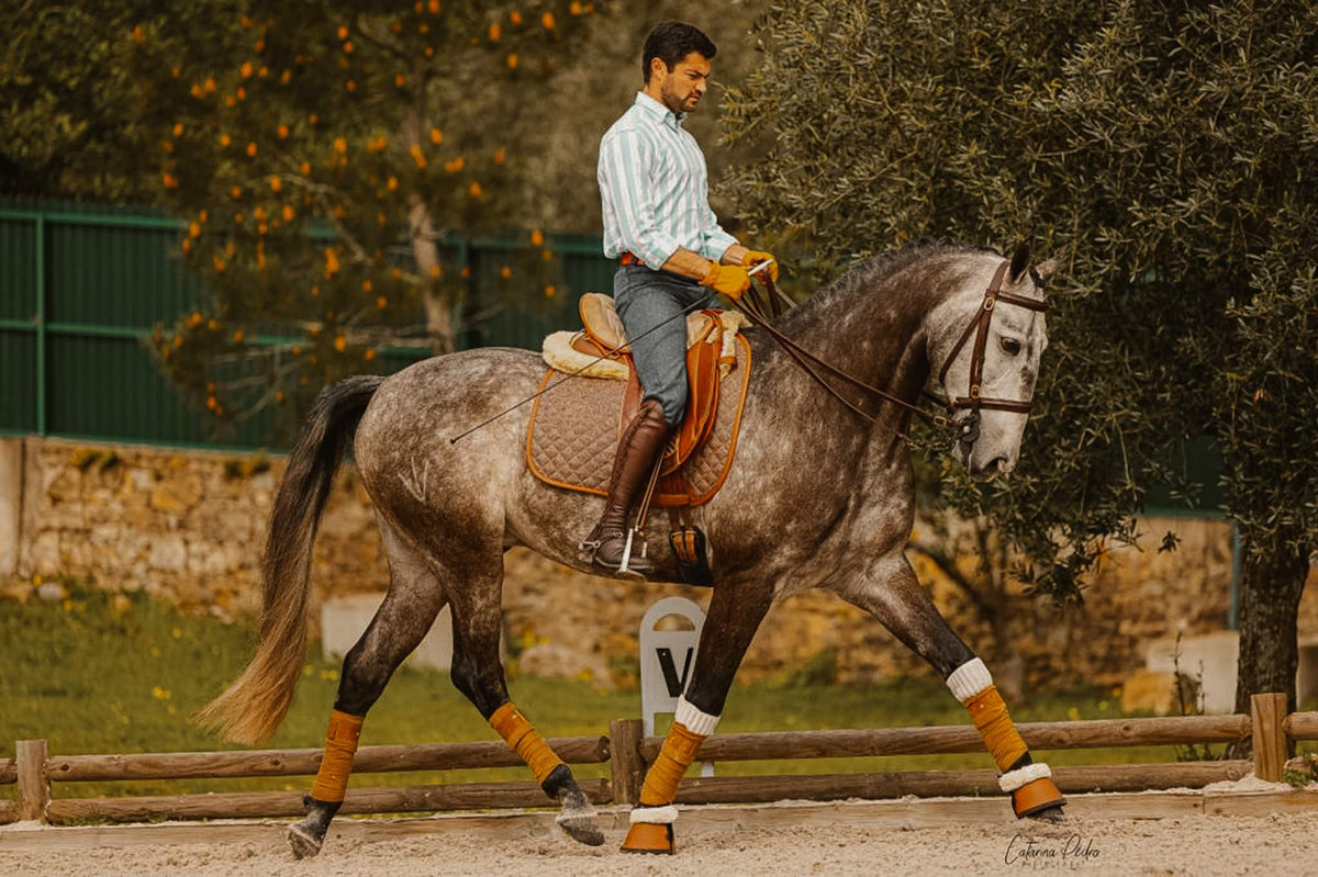 16C Heritage Tweed-look Dressuur Zadeldek