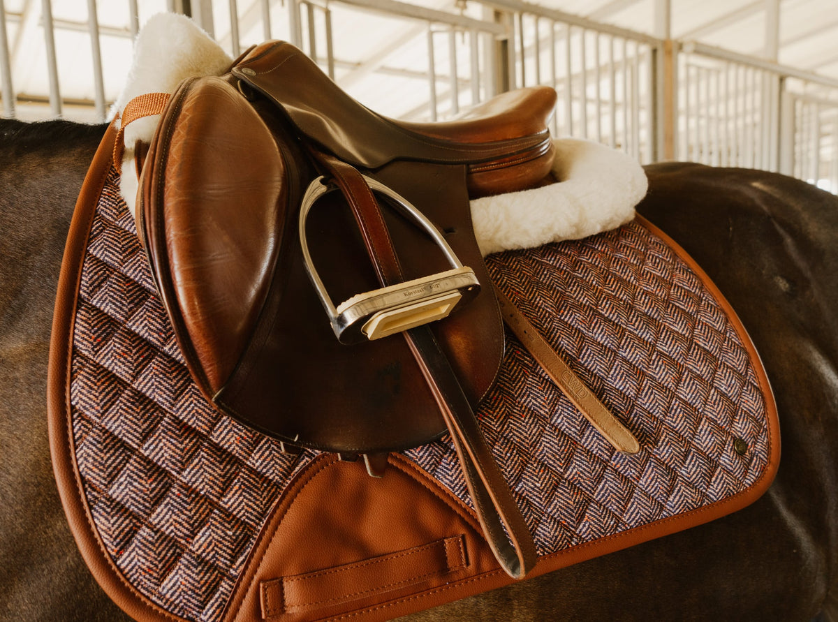 16C Heritage Tweed-look GP Zadeldek