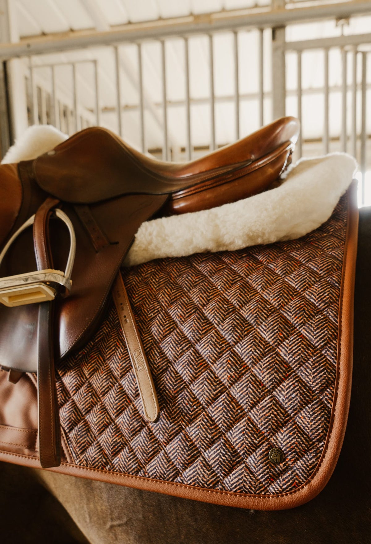 16C Heritage Tweed-look GP Zadeldek