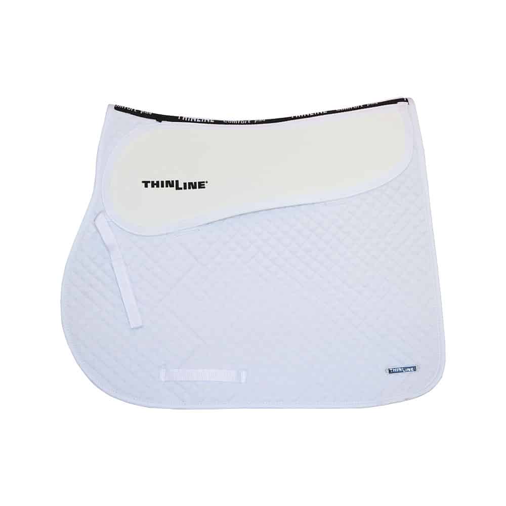 Springzadeldek met mesh schoftband en ThinLine laag voor close contact gevoel en schokabsorptie