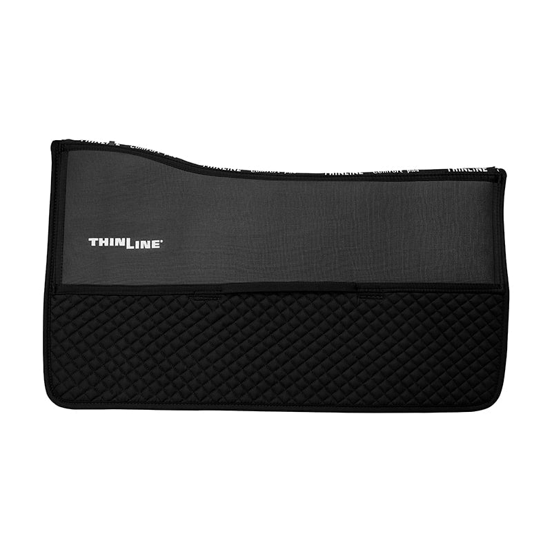 Katoenen westernzadeldek met ThinLine voering voor 95% schokabsorptie en ademend antislip comfort