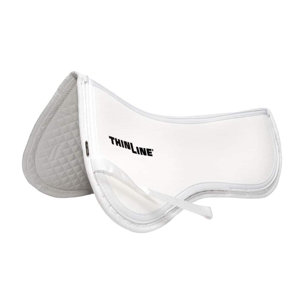 Katoenen halfpad met ThinLine laag voor 95% schokabsorptie en een stabielere zadelpasvorm