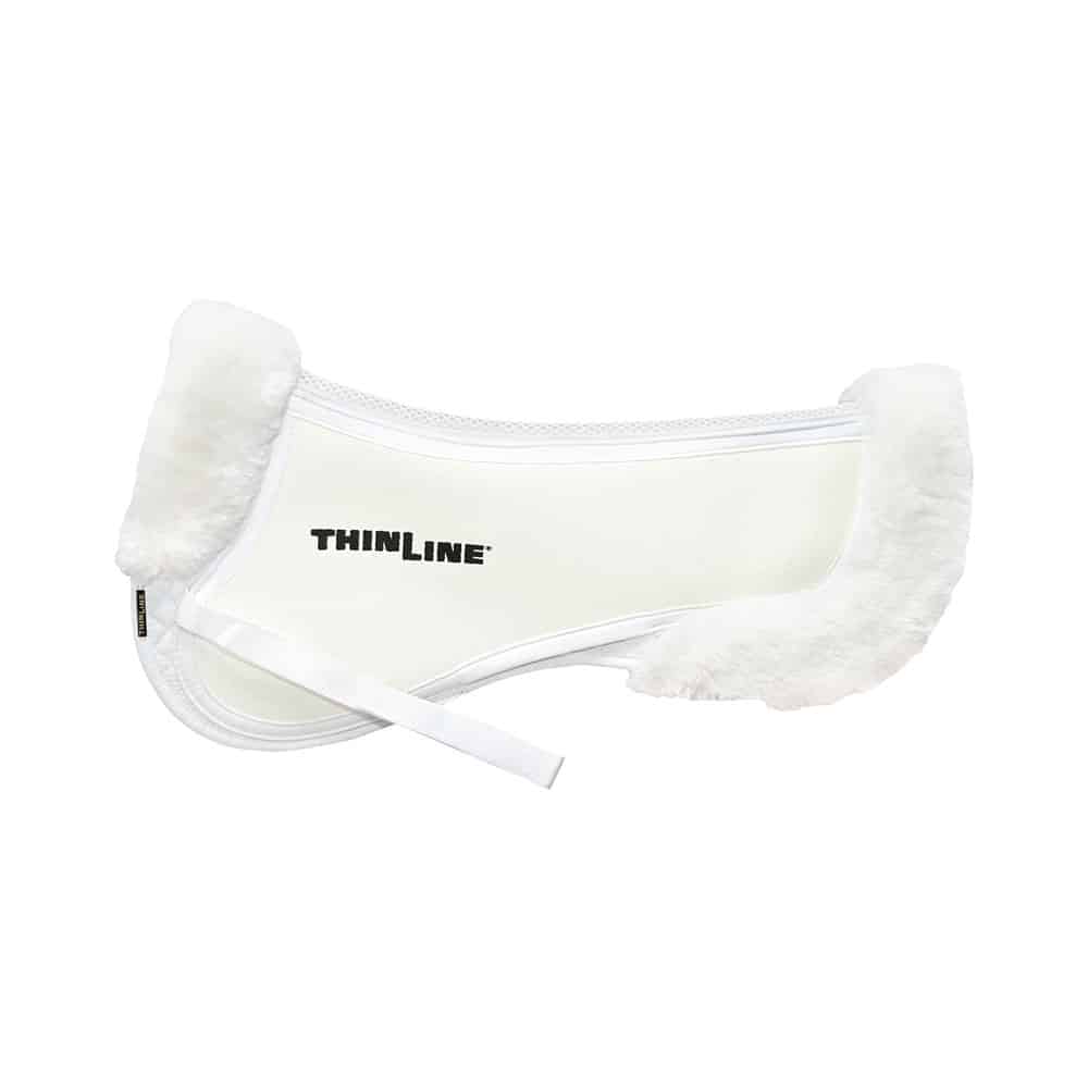 Trifecta halfpad met schapenvacht randen en schokabsorberende ThinLine laag voor extra comfort
