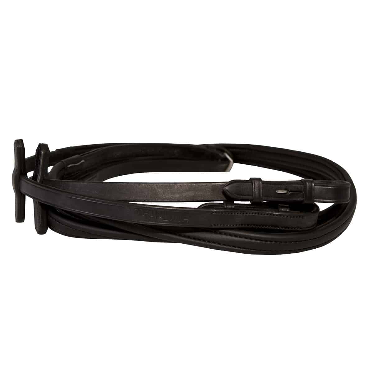 Volledig omwikkelde Engelse teugels met antislip ThinLine grip, ook bij natte of zweterige handen