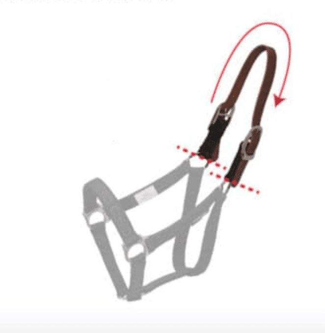 Reserve breakaway hoofdstuk voor het ThinLine flexibele halster, eenvoudig zelf te vervangen