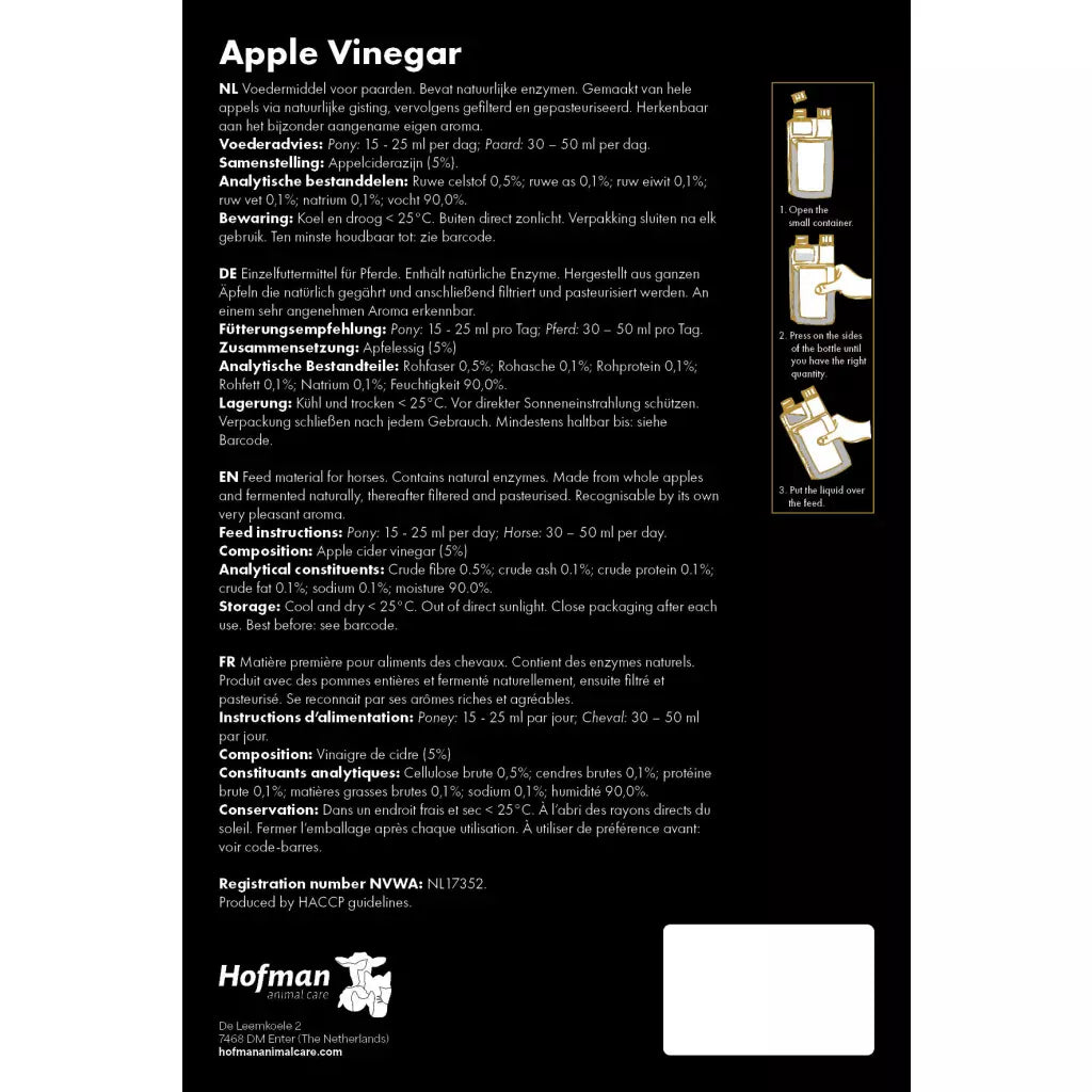Excellent Horse Apple Vinegar 1 l